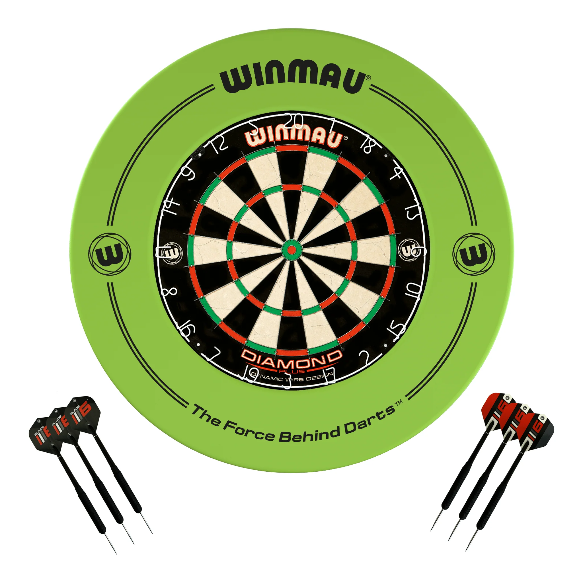 Diamond Plus Dartboard, Surround & Darts - Complete Darts Set - Image 14