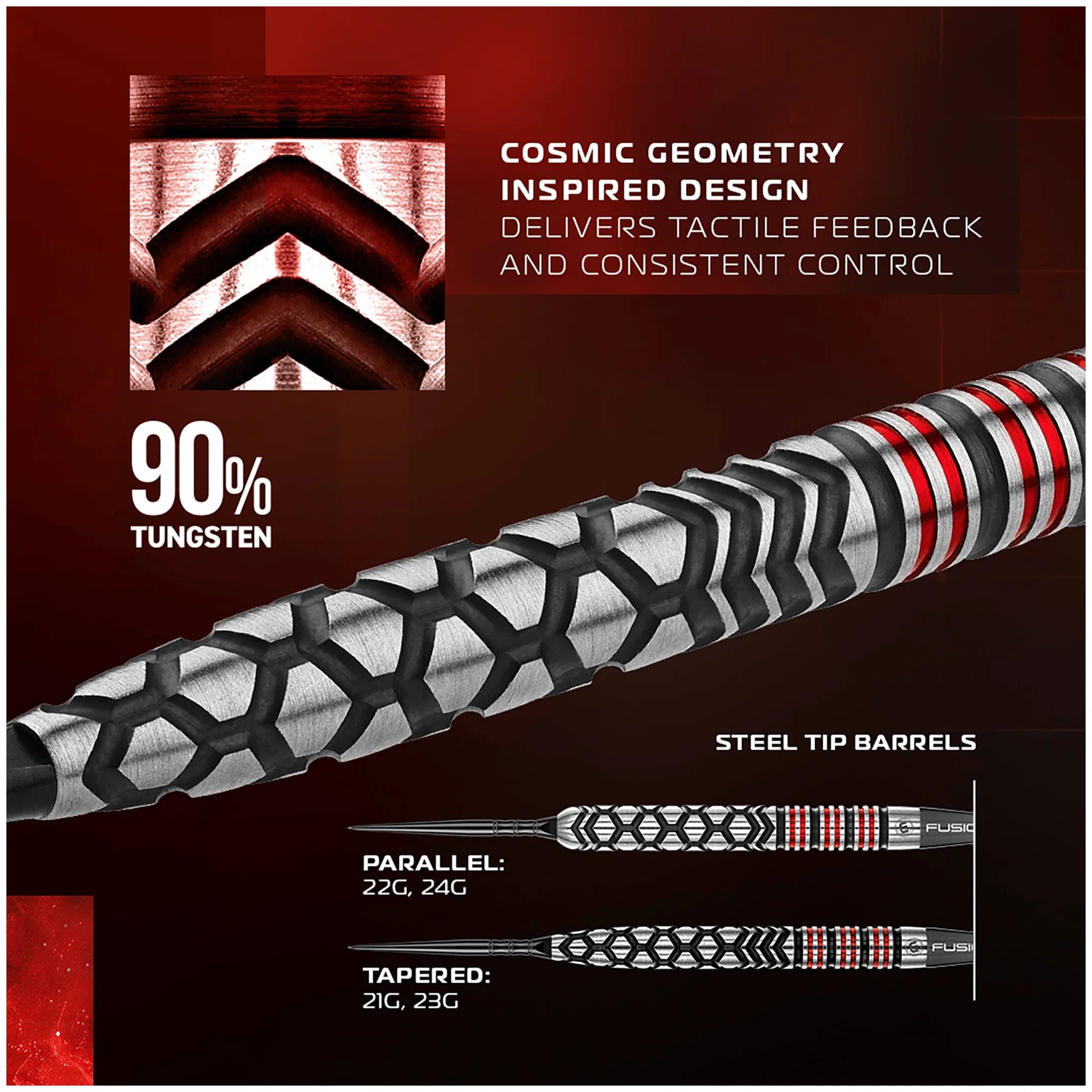 Fornax Parallel Switch Point - 90% Tungsten Steel Tip Darts - Image 10