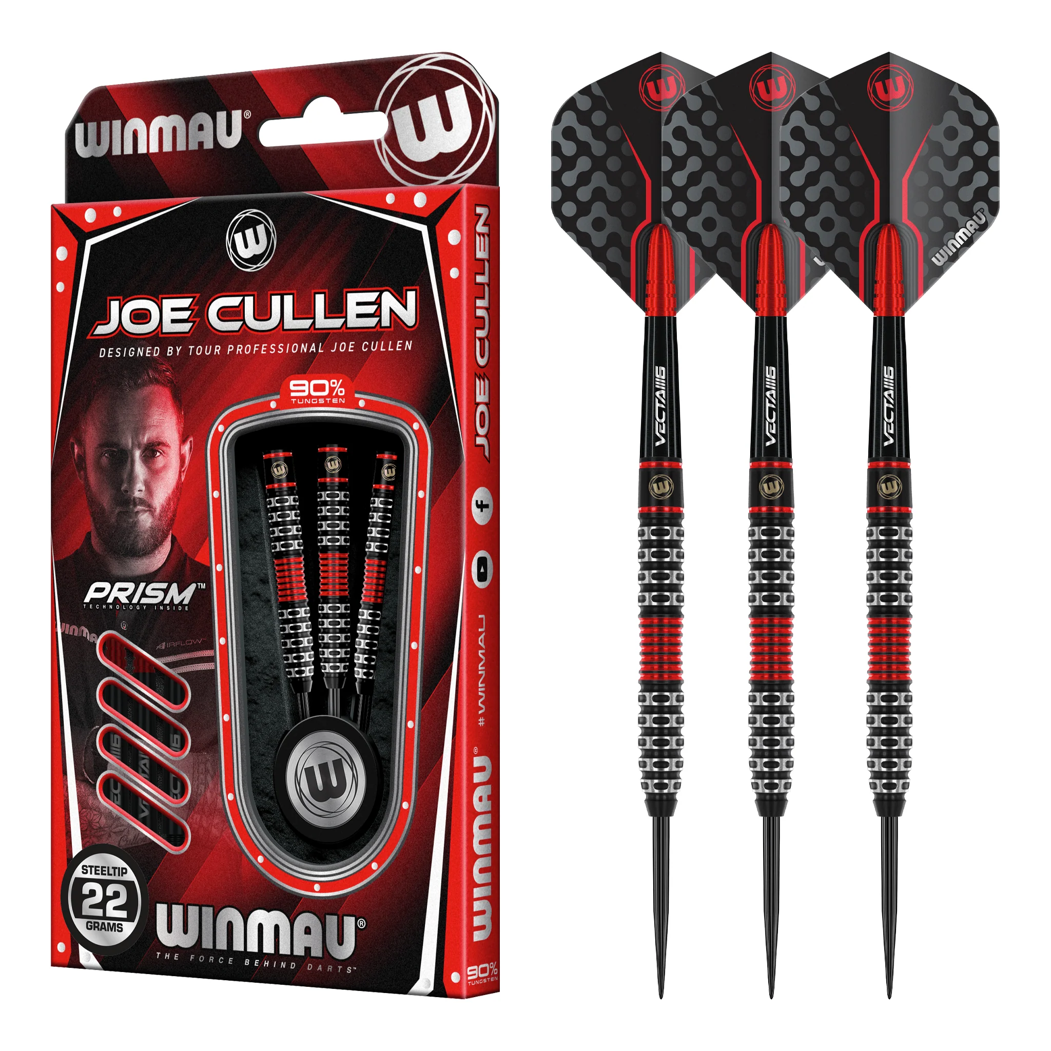 Joe Cullen Special Edition - 90% Tungsten Steel Tip Darts