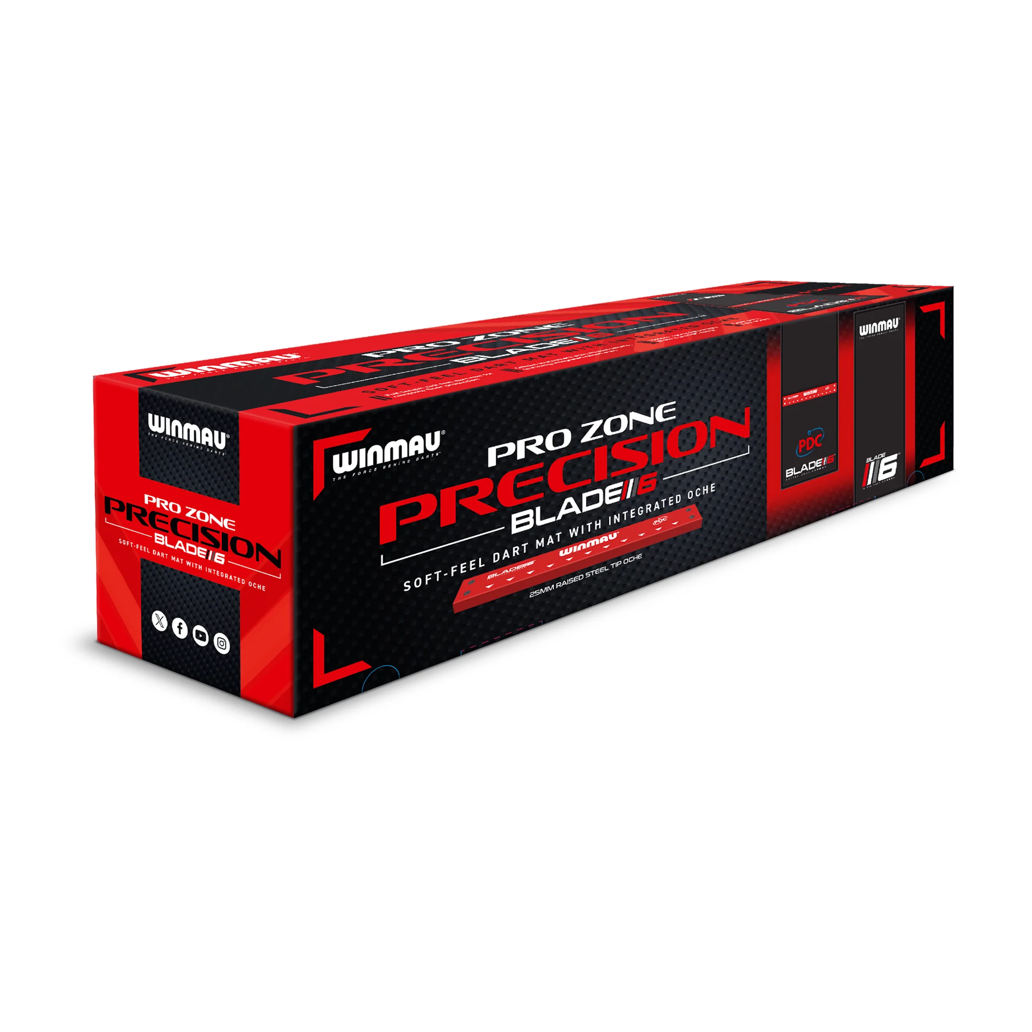 Pro Zone Precision Soft Feel Dart Mat With Integrated Oche - Image 3